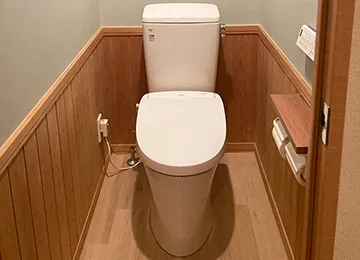 トイレリフォームの施工事例 約28万円 宝塚市